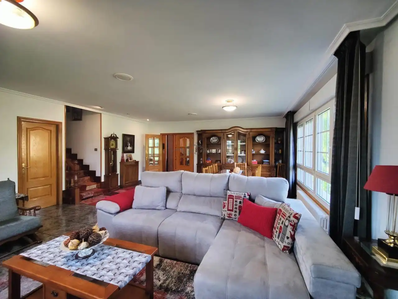 Living room of Houses for sale in Ourense Capital   with Heating, Private garden and Swimming Pool