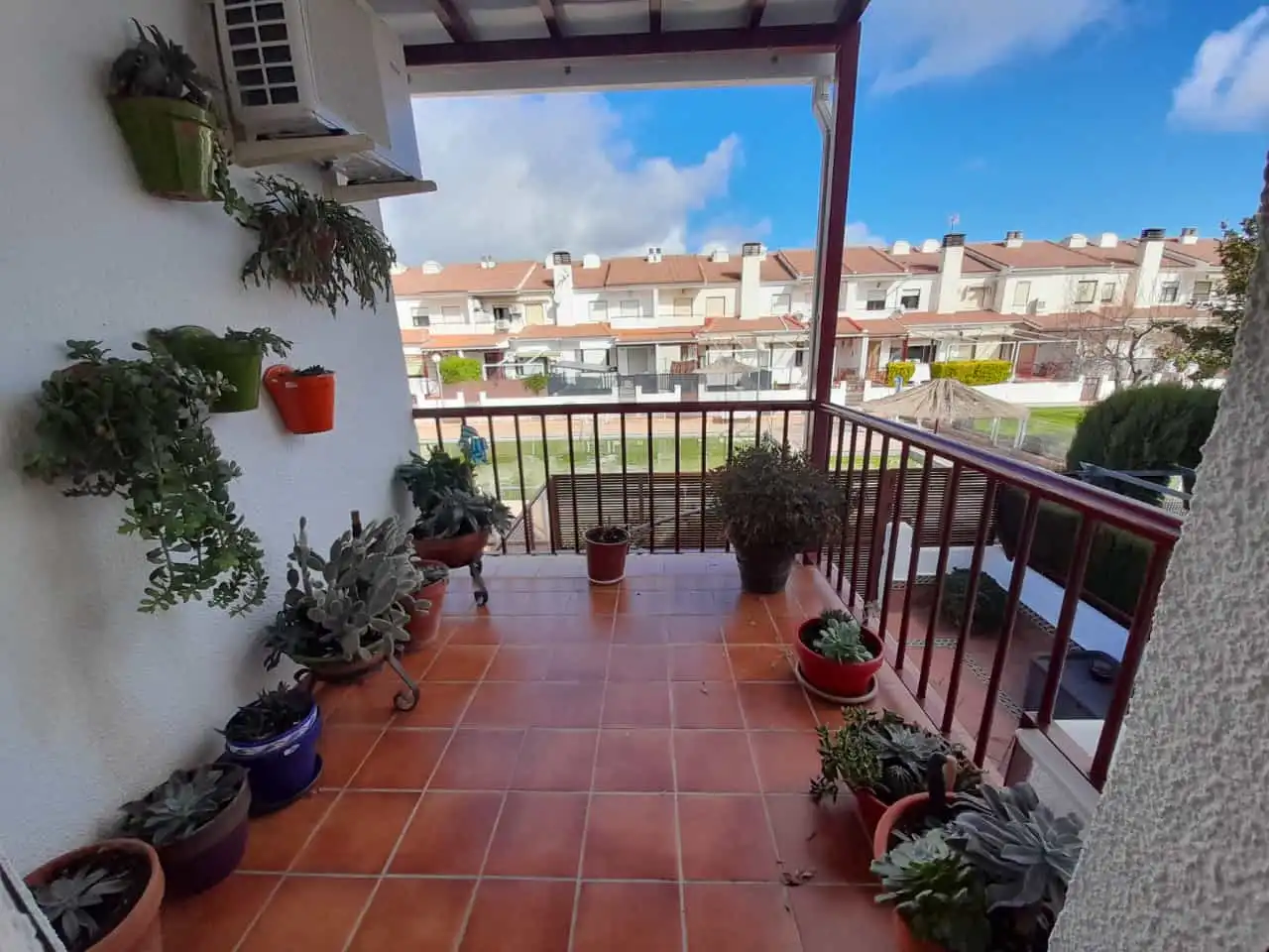 Balcony of Detached homes for sale in Almodóvar del Campo  with Air Conditioner, Heating and Terrace