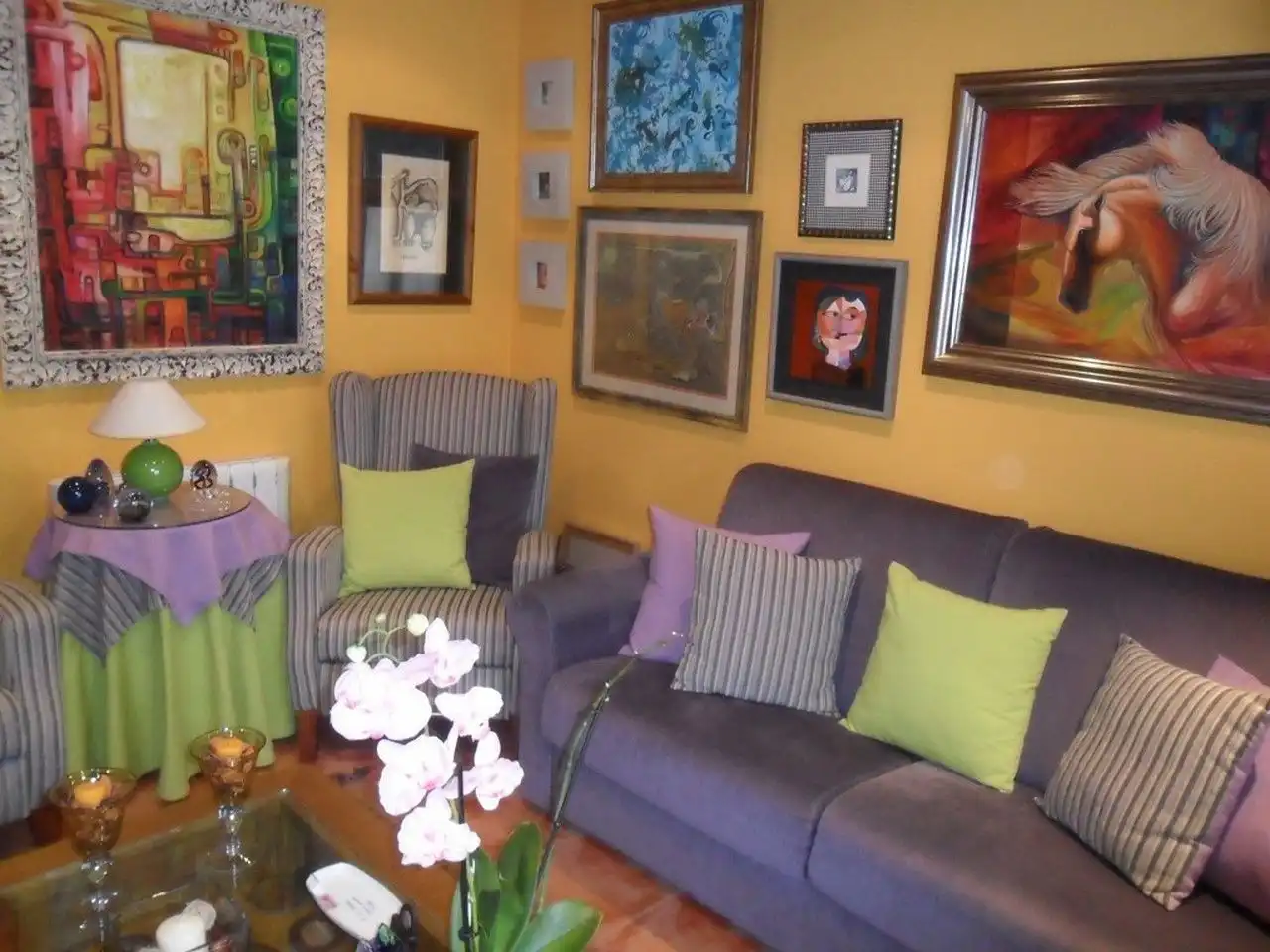 Living room of Houses for sale in Leiva  with Heating, Terrace and Storage room