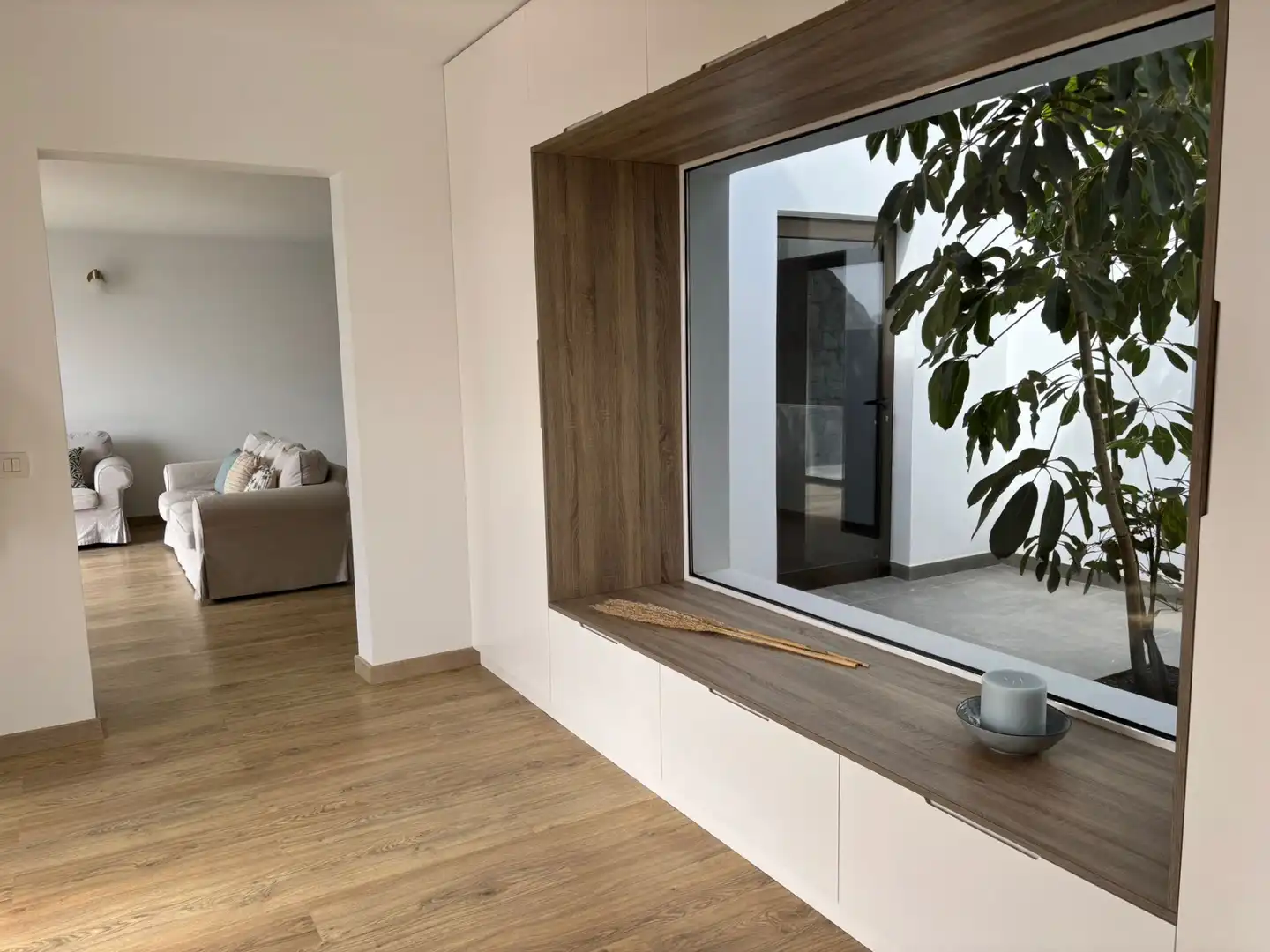 Sala de estar de Casa o chalet en venta en San Bartolomé con Jardín privado, Terraza y Piscina