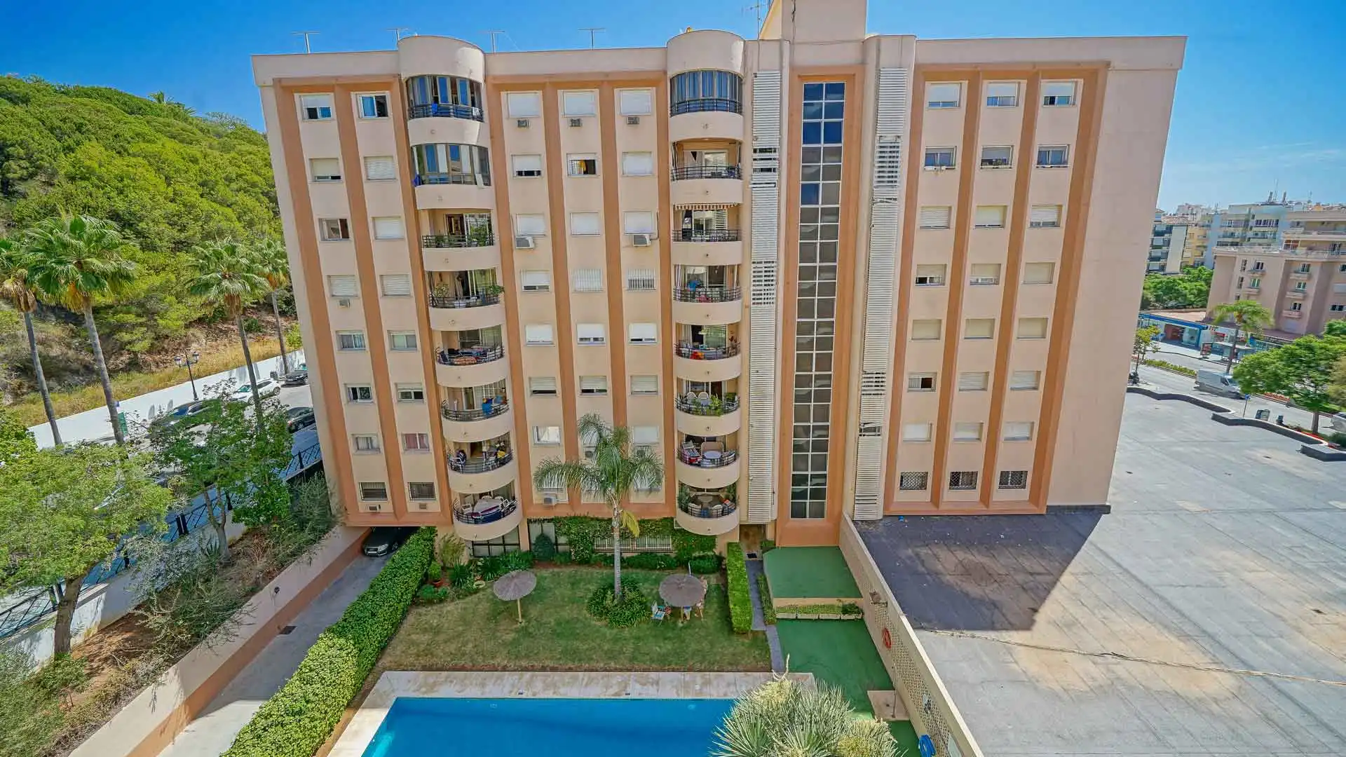 Piscina de Apartamento en venta en Marbella con Aire acondicionado, Terraza y Trastero