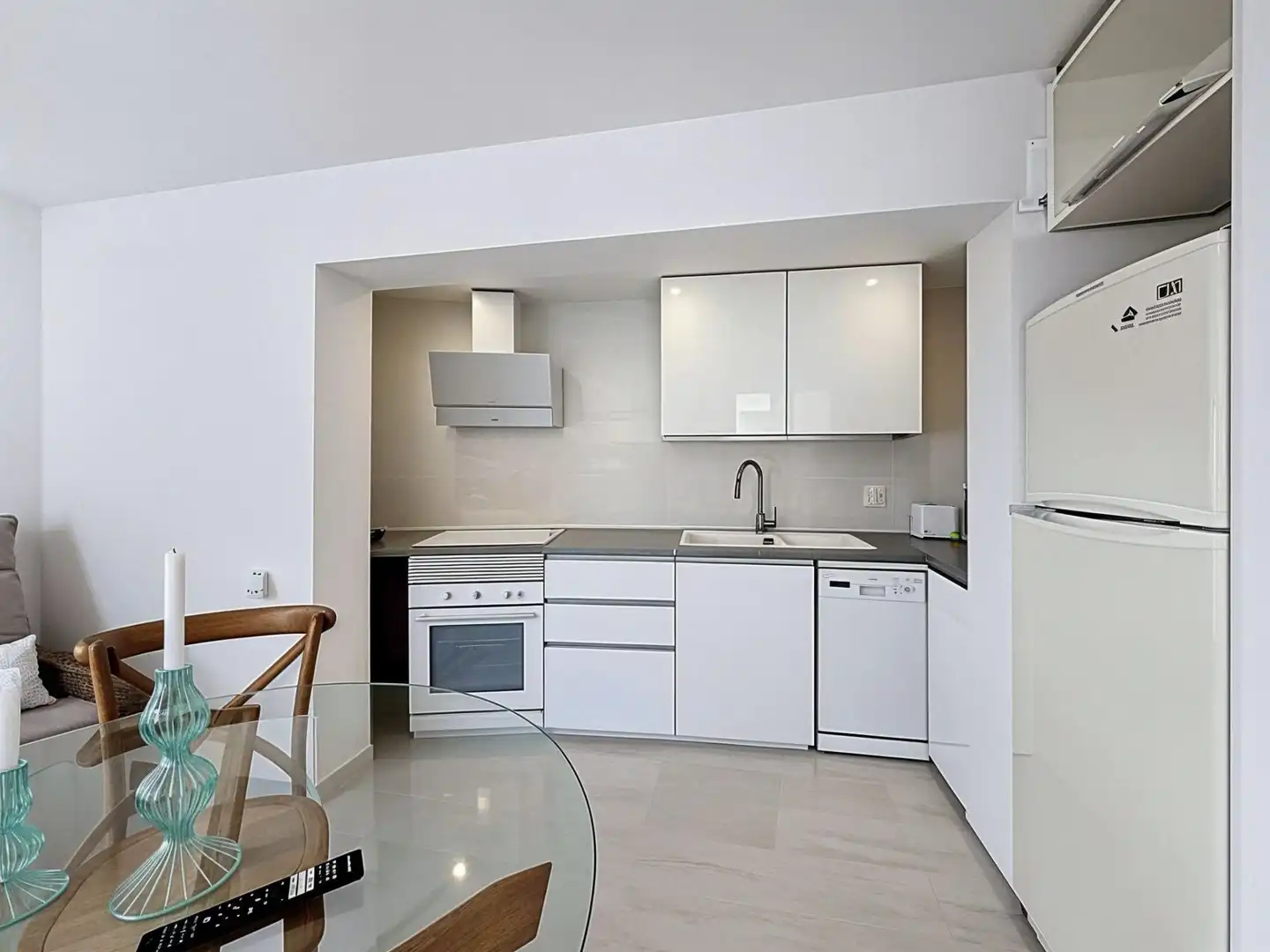 Cocina de Casa o chalet en venta en Calpe / Calp con Aire acondicionado, Calefacción y Jardín privado