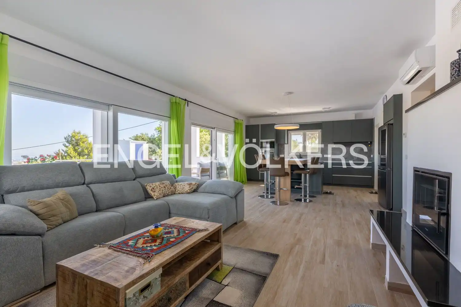 Living room of Houses for sale in Dénia  with Air Conditioner, Heating and Private garden