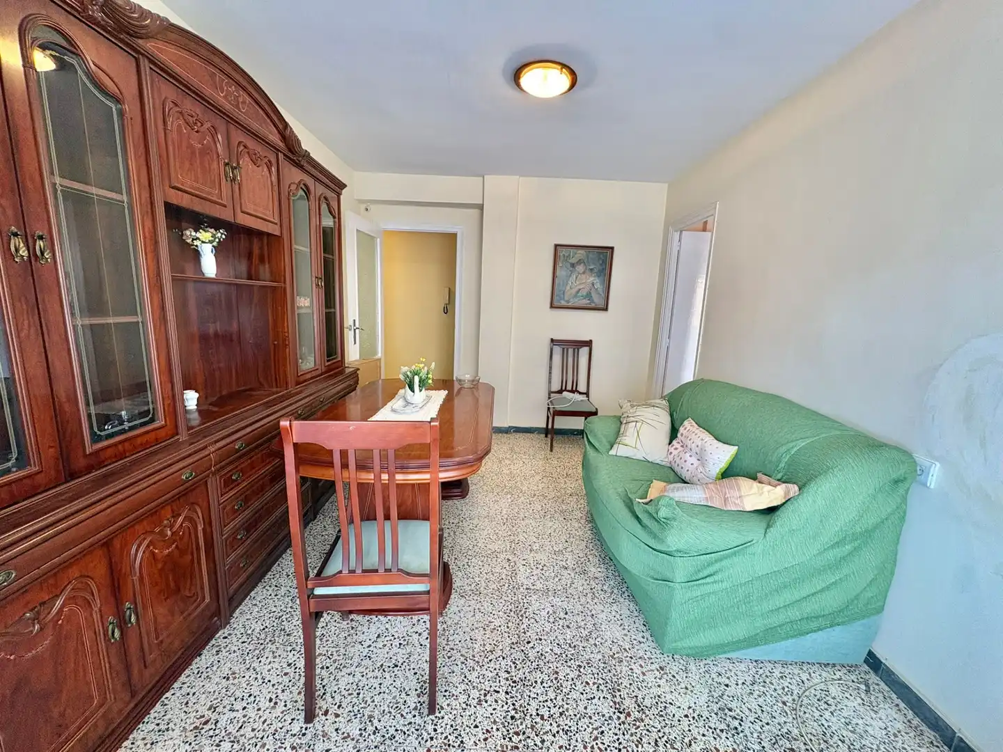 Sala de estar de Piso de alquiler en San Vicente del Raspeig / Sant Vicent del Raspeig con Amueblado, Lavadora y Microondas