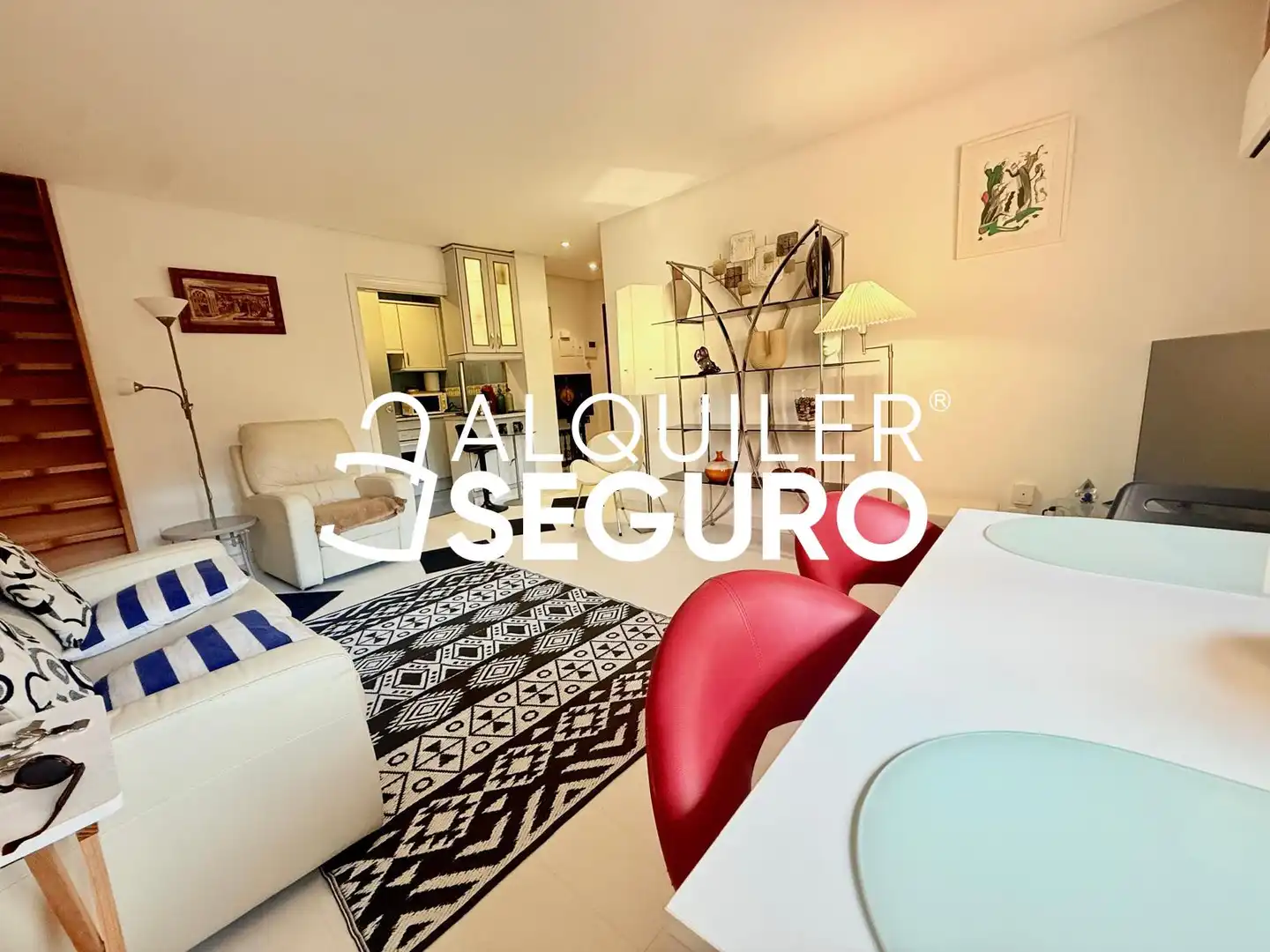 Sala de estar de Piso de alquiler en Madrid con Aire acondicionado, Calefacción y Piscina
