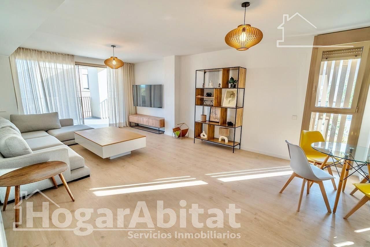 Sala d'estar de Pis en venda en Godella amb Aire condicionat, Calefacció i Jardí privat