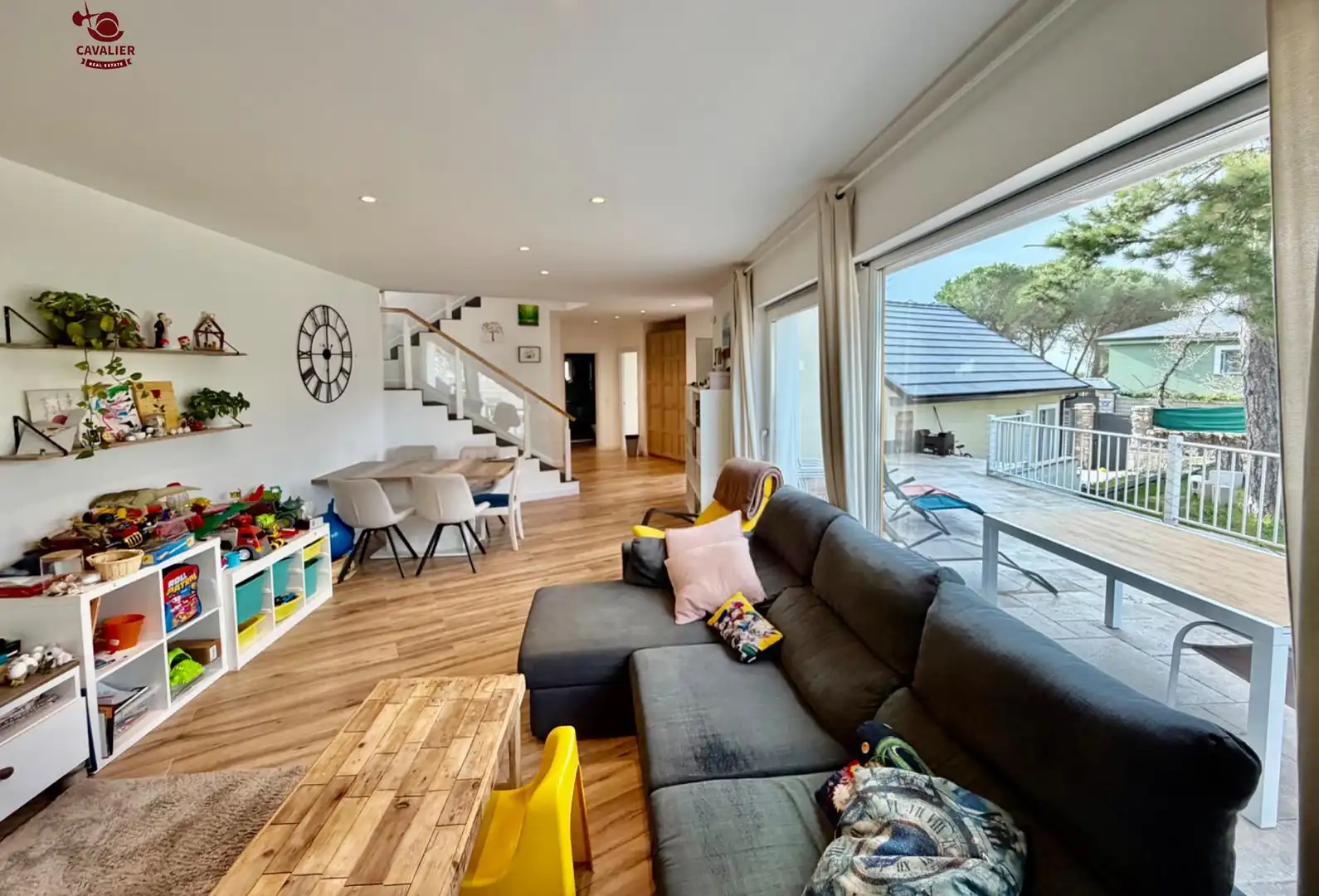 Living room of Houses for sale in Los Molinos  with Heating, Private garden and Terrace