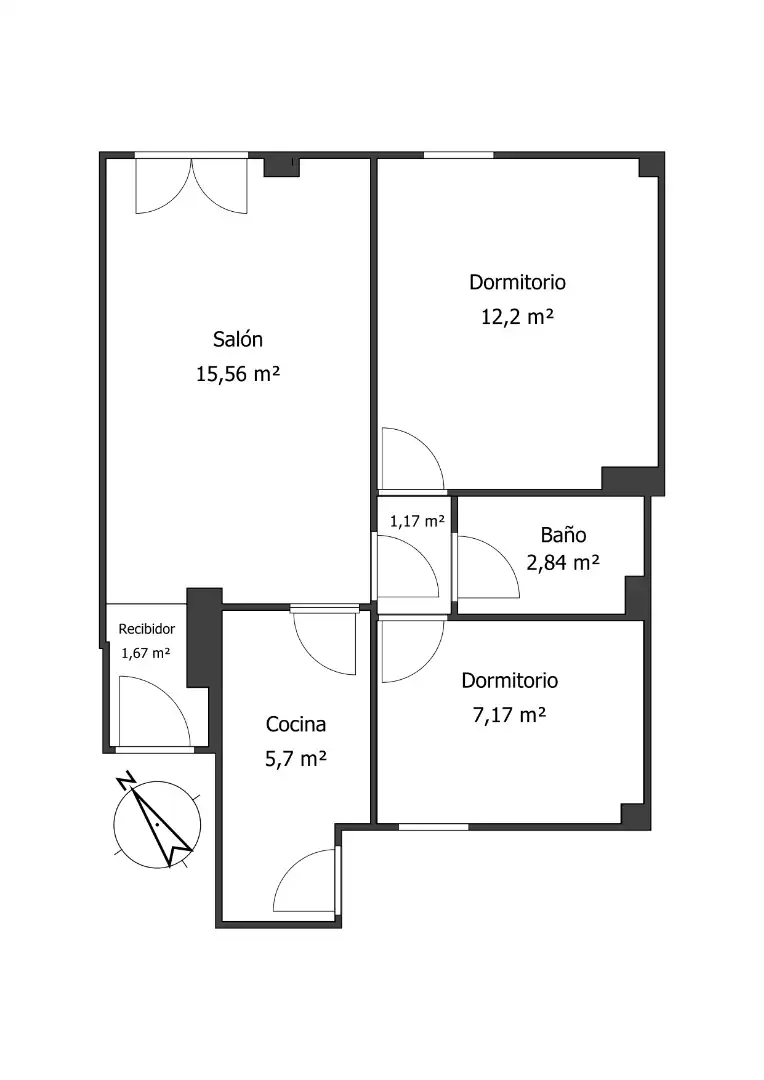 Flat for sale in Fuentes de Ebro  with Air Conditioner, Heating and Parquet flooring