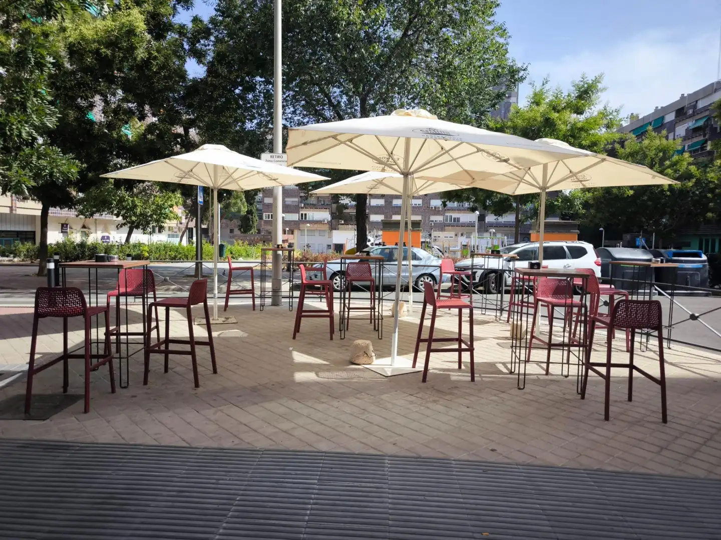 Terrassa de Local de lloguer en Madrid amb Aire condicionat