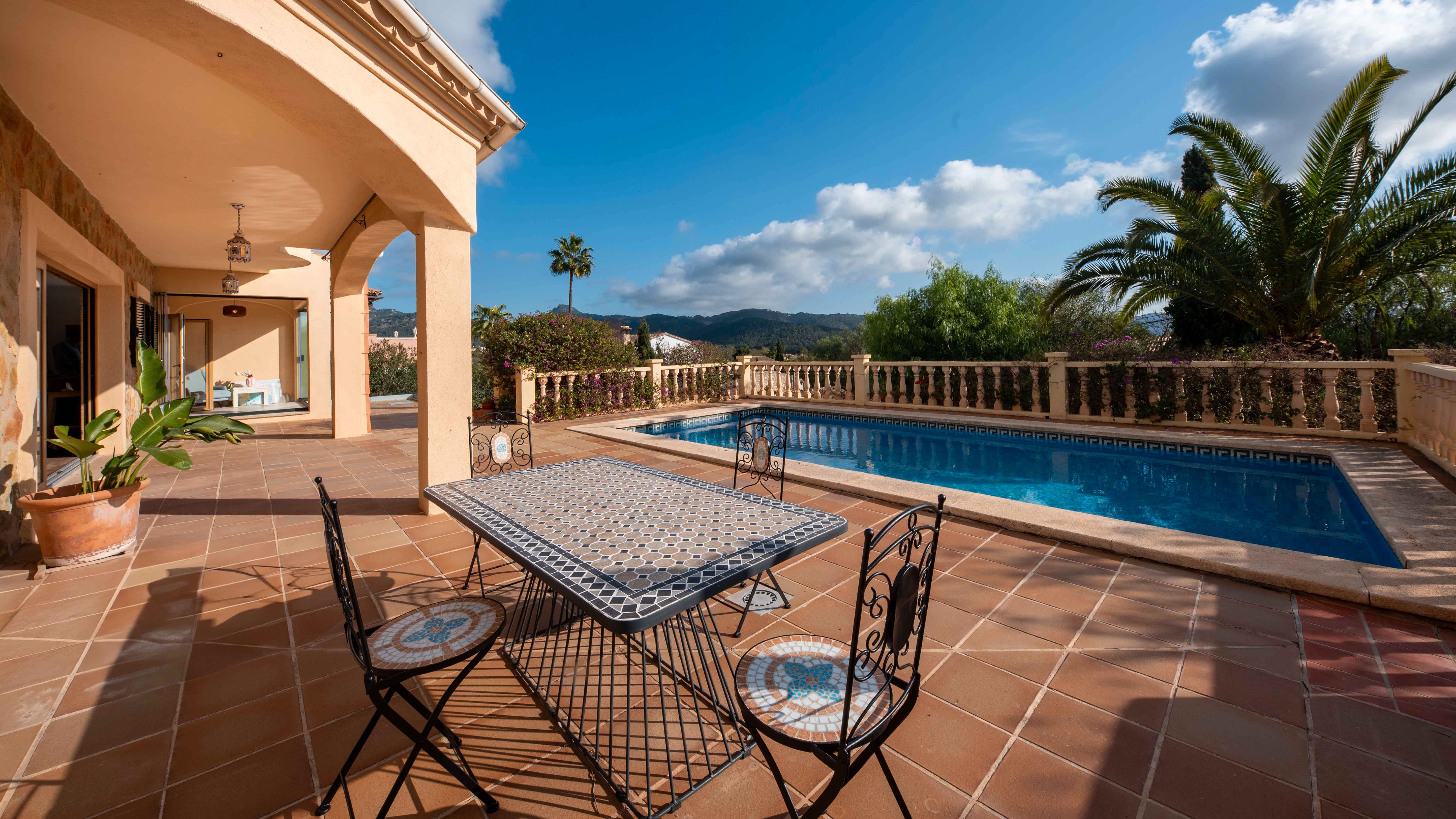 Terrassa de Casa o xalet en venda en Calvià amb Aire condicionat i Piscina