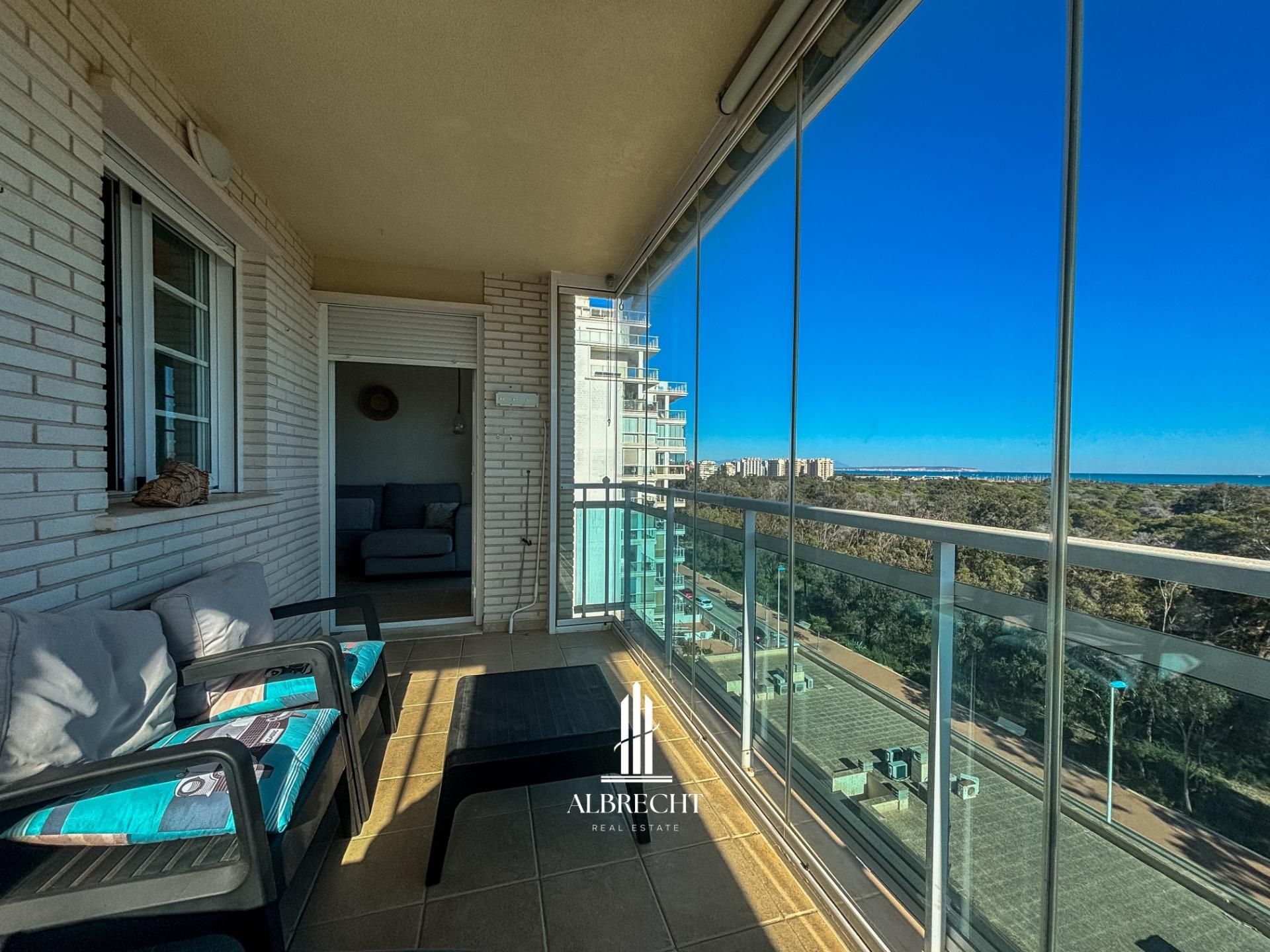 Balcony of Apartment to rent in Guardamar del Segura  with Air Conditioner and Community pool