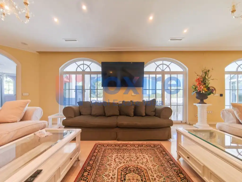 Sala d'estar de Casa o xalet de lloguer en Sant Josep de sa Talaia amb Aire condicionat, Jardí privat i Terrassa