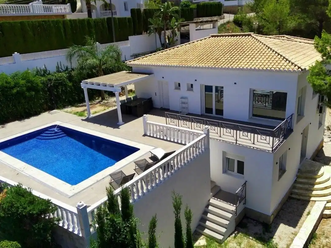 Vista exterior de Casa o chalet en venta en Dénia con Aire acondicionado, Calefacción y Jardín privado