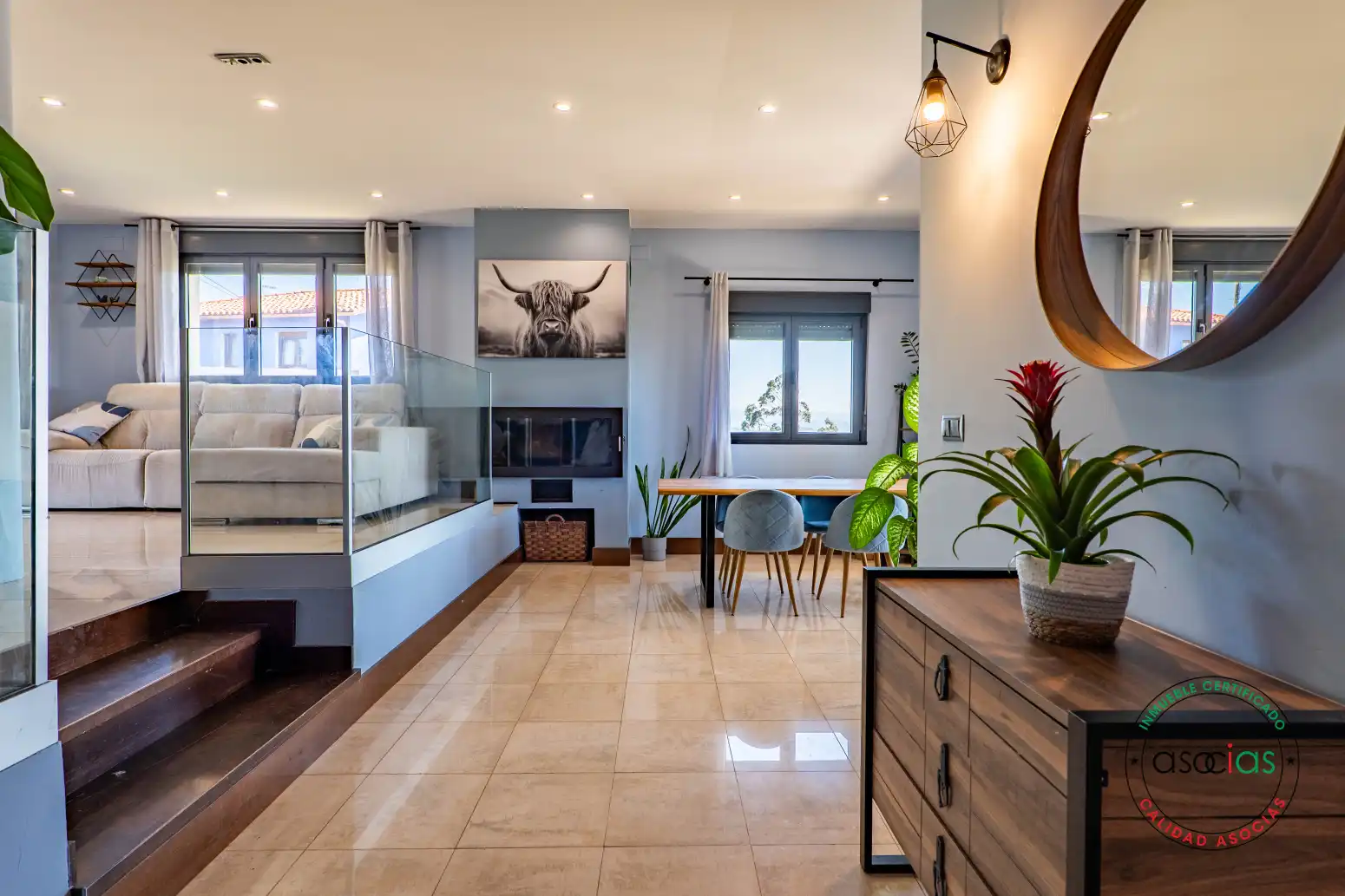 Sala de estar de Casa o chalet en venta en Gijón  con Calefacción, Jardín privado y Terraza