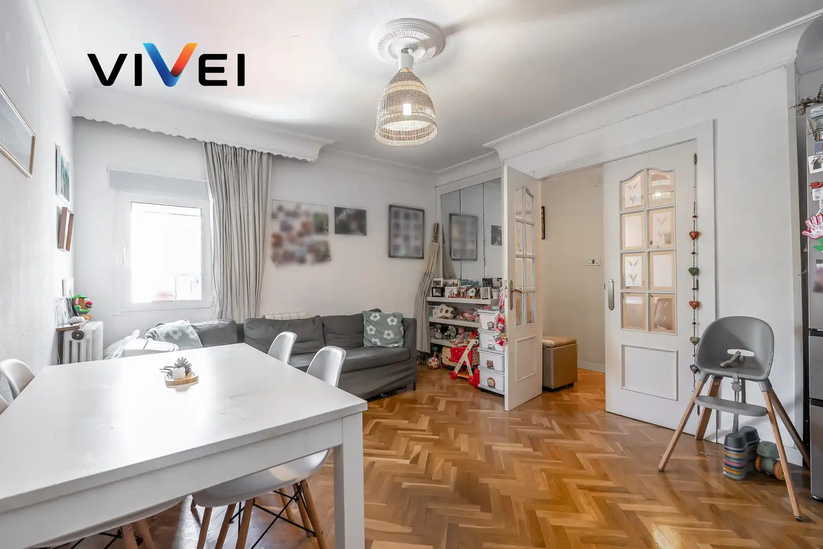 Living room of Flat for sale in Madrid  with Heating