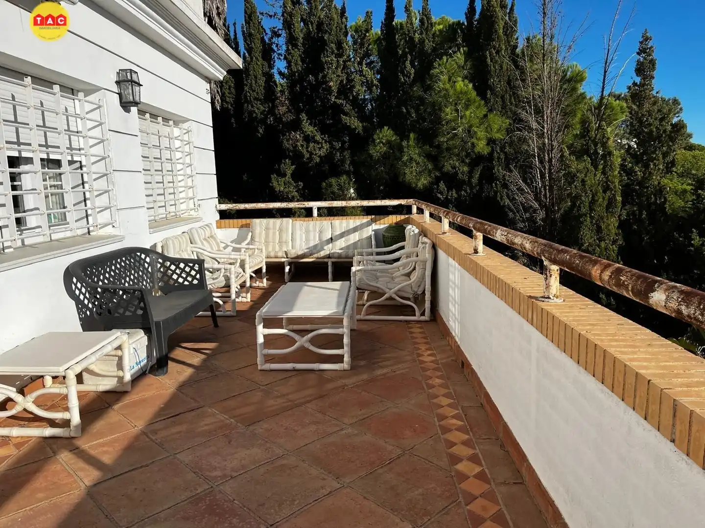 Terraza de Casa o chalet en venta en Lepe con Aire acondicionado, Calefacción y Jardín privado