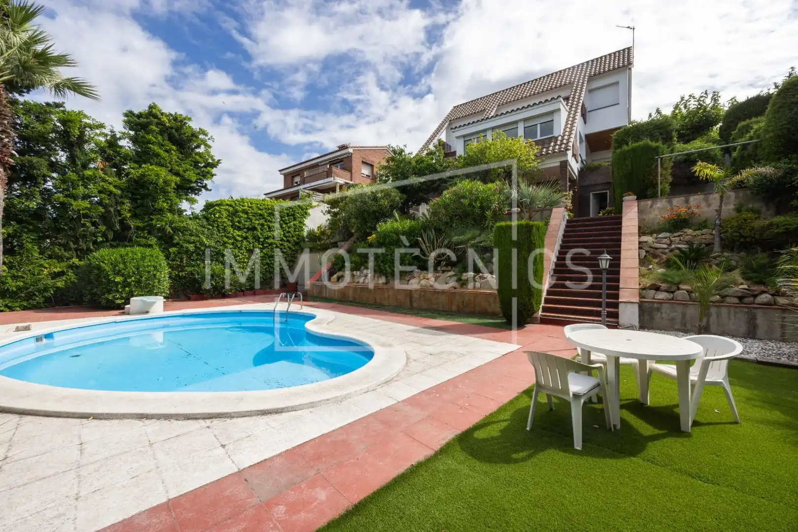 Piscina de Casa o xalet en venda en Canet de Mar amb Calefacció, Jardí privat i Terrassa
