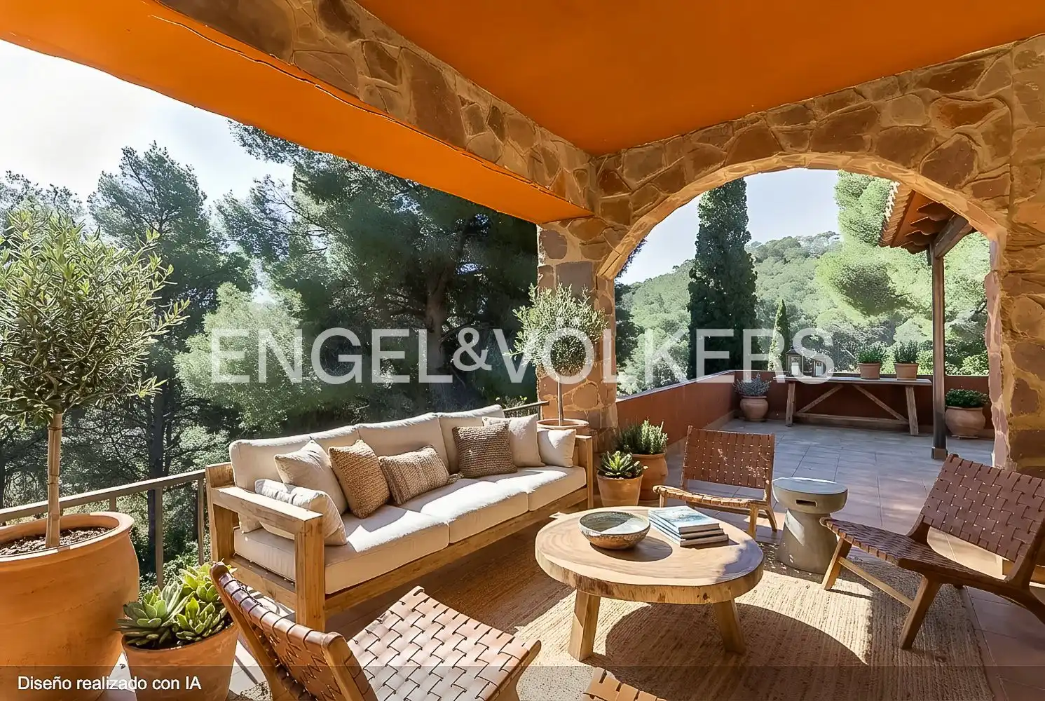 Terraza de Casa o chalet en venta en Serra con Aire acondicionado, Calefacción y Jardín privado