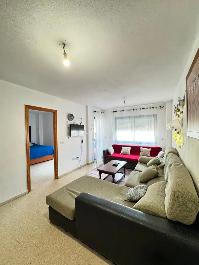 Wohnzimmer von Wohnung zum Verkauf in Mijas mit Klimaanlage und Terrasse