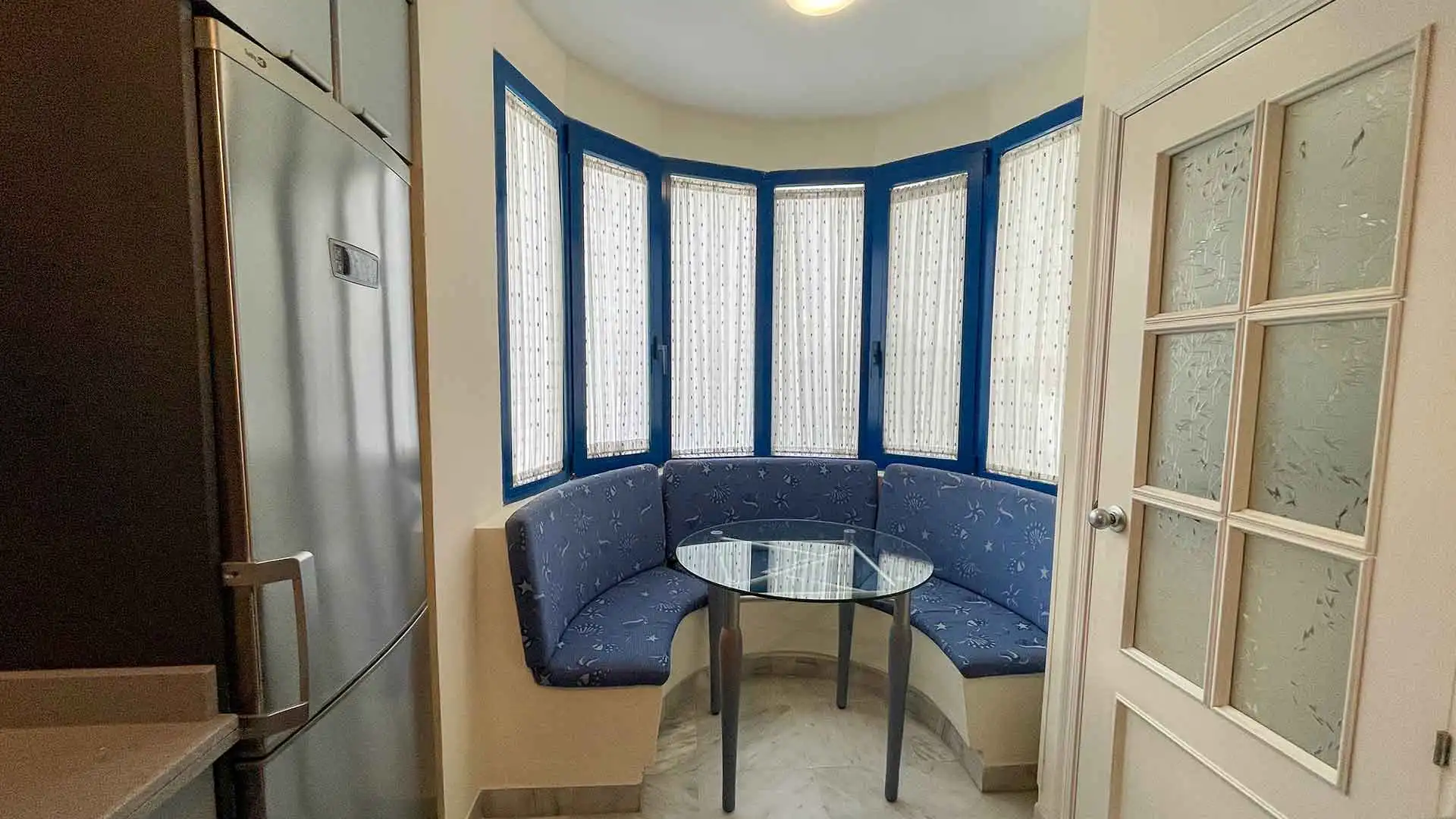 Dining room of Apartments for rent in Marbella  with Air Conditioner, Terrace and Swimming Pool