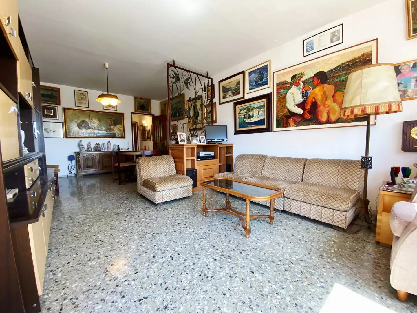 Wohnzimmer von Wohnung zum Verkauf in Lloret de Mar mit Terrasse