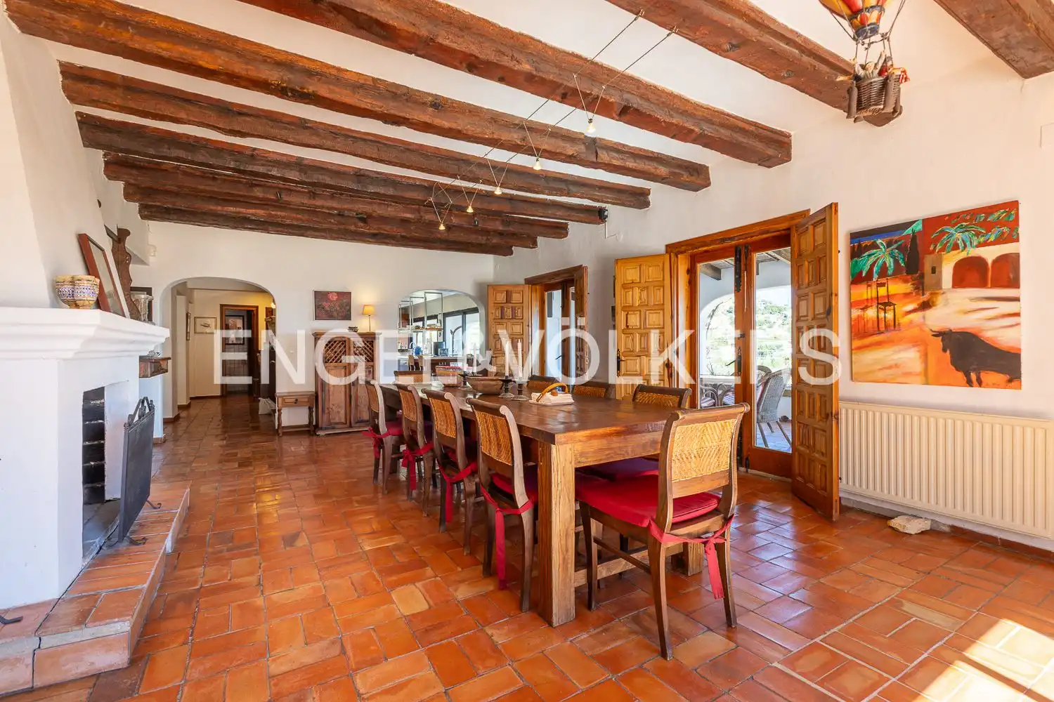 Dining room of Houses for sale in Jávea / Xàbia  with Air Conditioner, Heating and Private garden