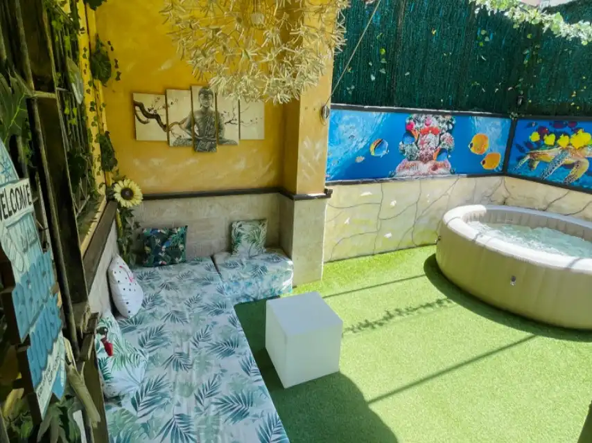 Terraza de Casa o chalet en venta en Umbrete con Aire acondicionado