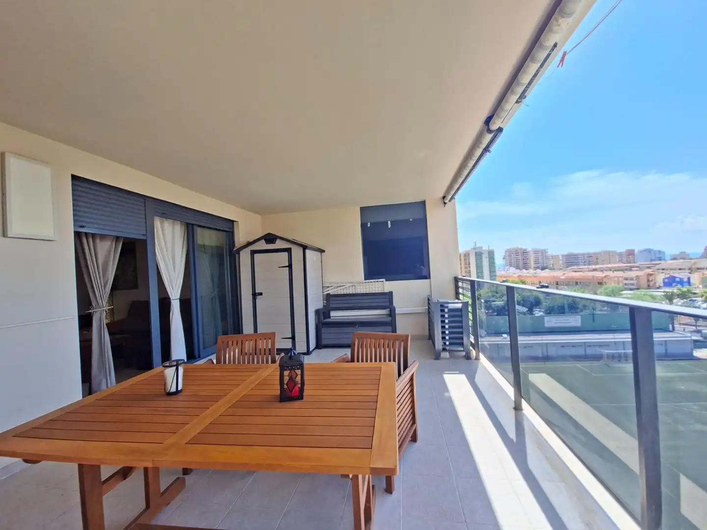 Terraza de Apartamento en venta en Oropesa del Mar / Orpesa con Aire acondicionado, Terraza y Amueblado