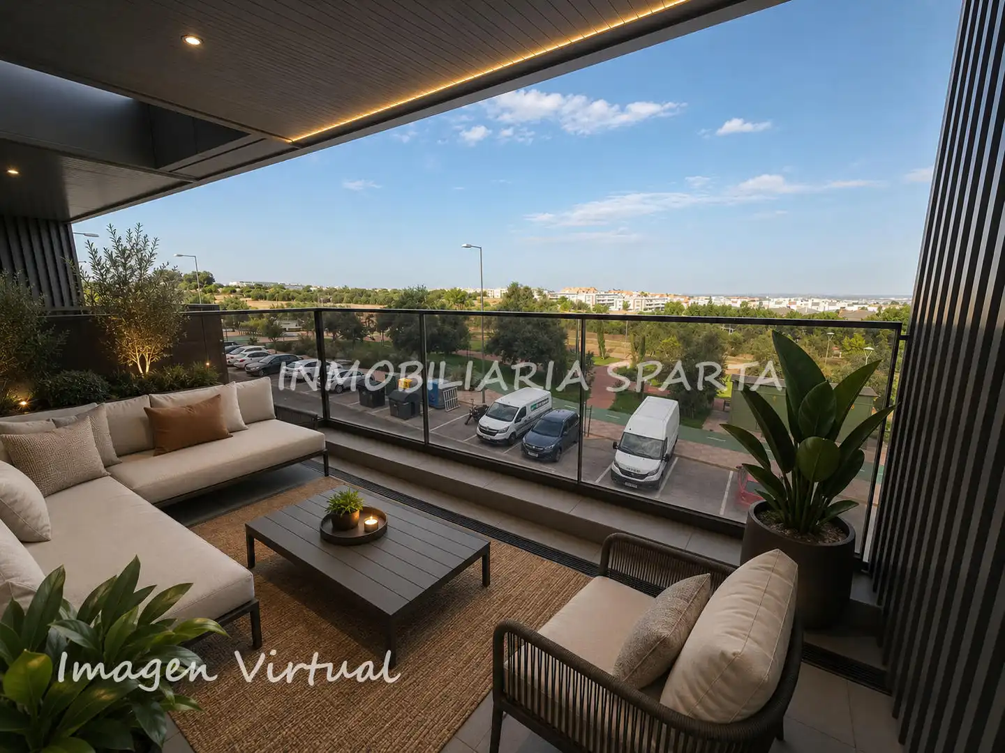 Terrace of Flat for rent in Tomares  with Air Conditioner, Heating and Terrace