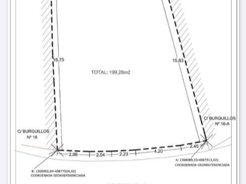 Terreno residencial en Venta en Calle Burguillos, 16 en Fuente Alegre - El Chaparral - Los Morales