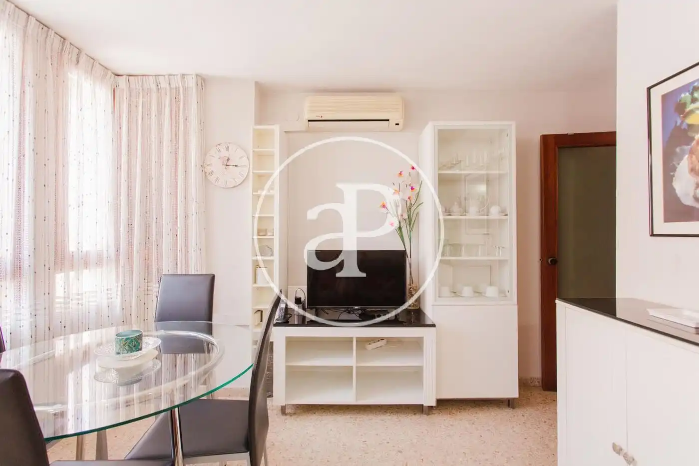 Sala de estar de Piso de alquiler en Valencia con Aire acondicionado, Calefacción y Amueblado