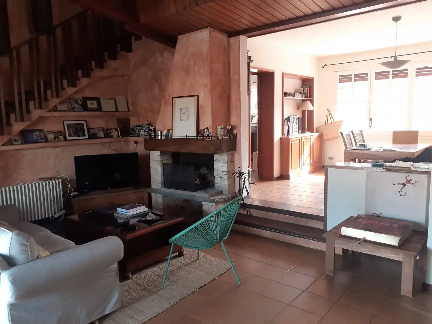 Wohnzimmer von Haus oder Chalet zum Verkauf in Gelida mit Heizung, Privatgarten und Parkett