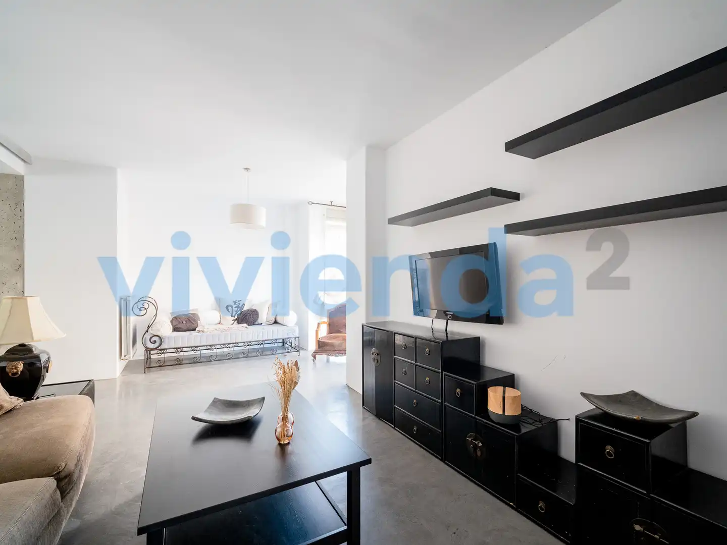 Sala de estar de Piso en venta en  Madrid Capital con Aire acondicionado, Calefacción y Trastero