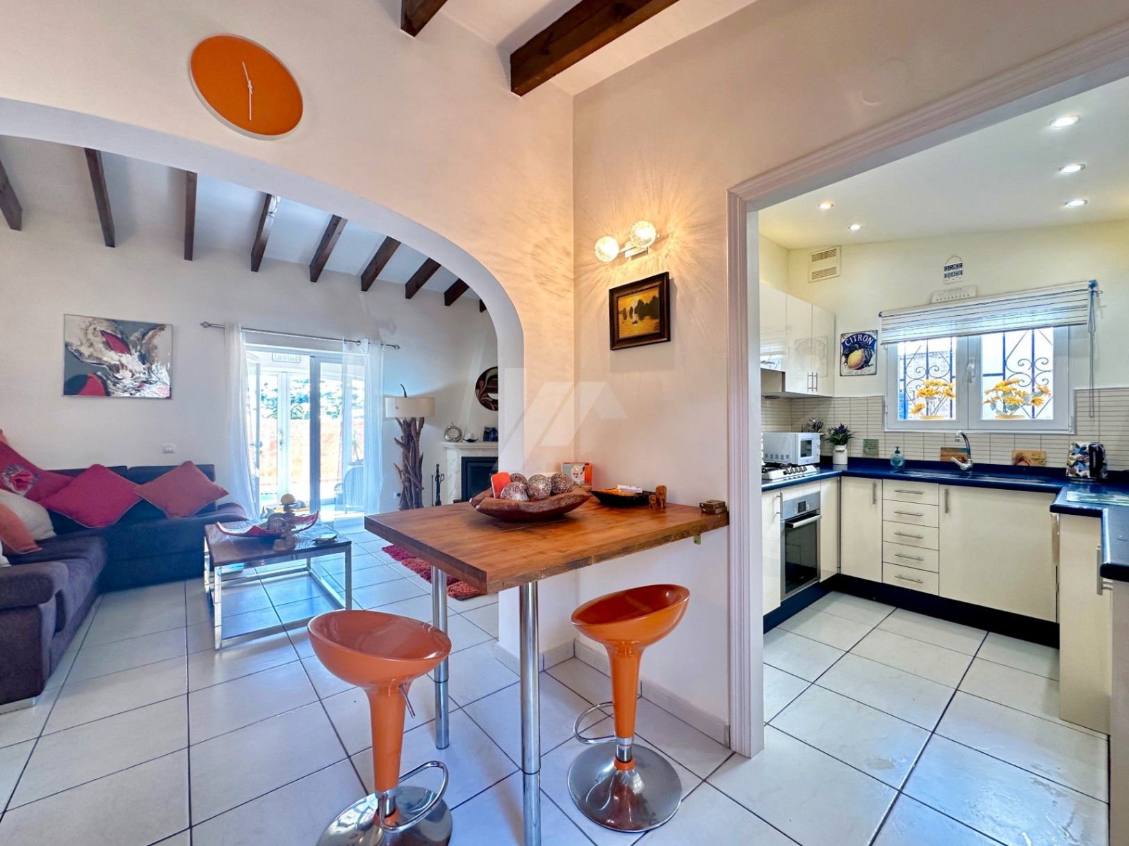 Cocina de Casa o chalet en venta en Moraira con Aire acondicionado, Calefacción y Jardín privado