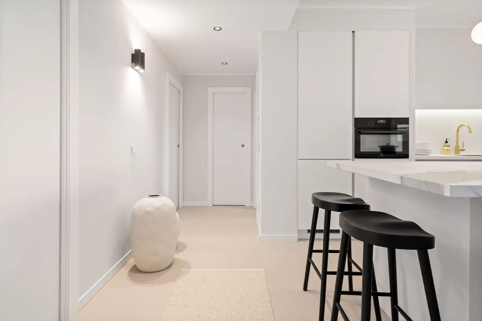 Cocina de Apartamento en venta en Marbella con Terraza, Amueblado y Piscina comunitaria