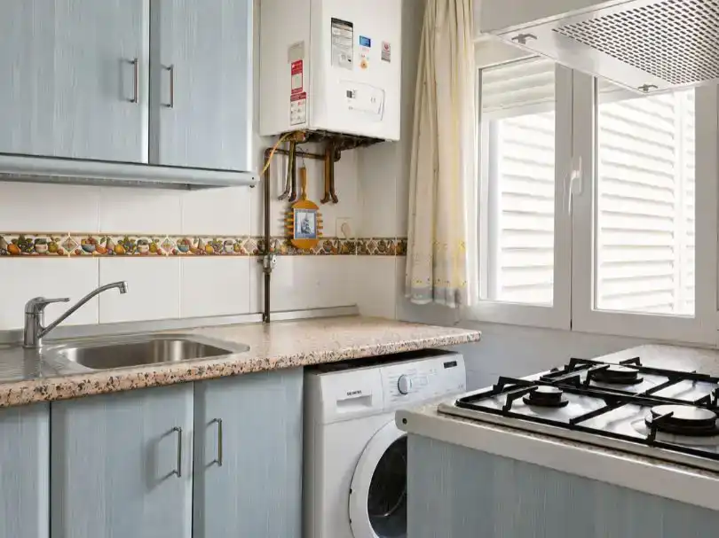 Cocina de Piso en venta en Madrid con Aire acondicionado, Jardín privado y Parquet