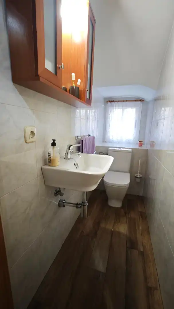 Bathroom of Detached homes for sale in Roquetas de Mar  with Air Conditioner, Furnished and Balcony