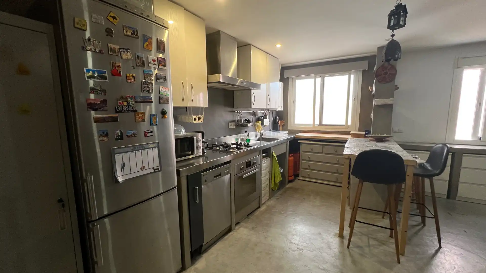Küche von Wohnung zum Verkauf in Málaga mit Klimaanlage, Terrasse und Möbliert