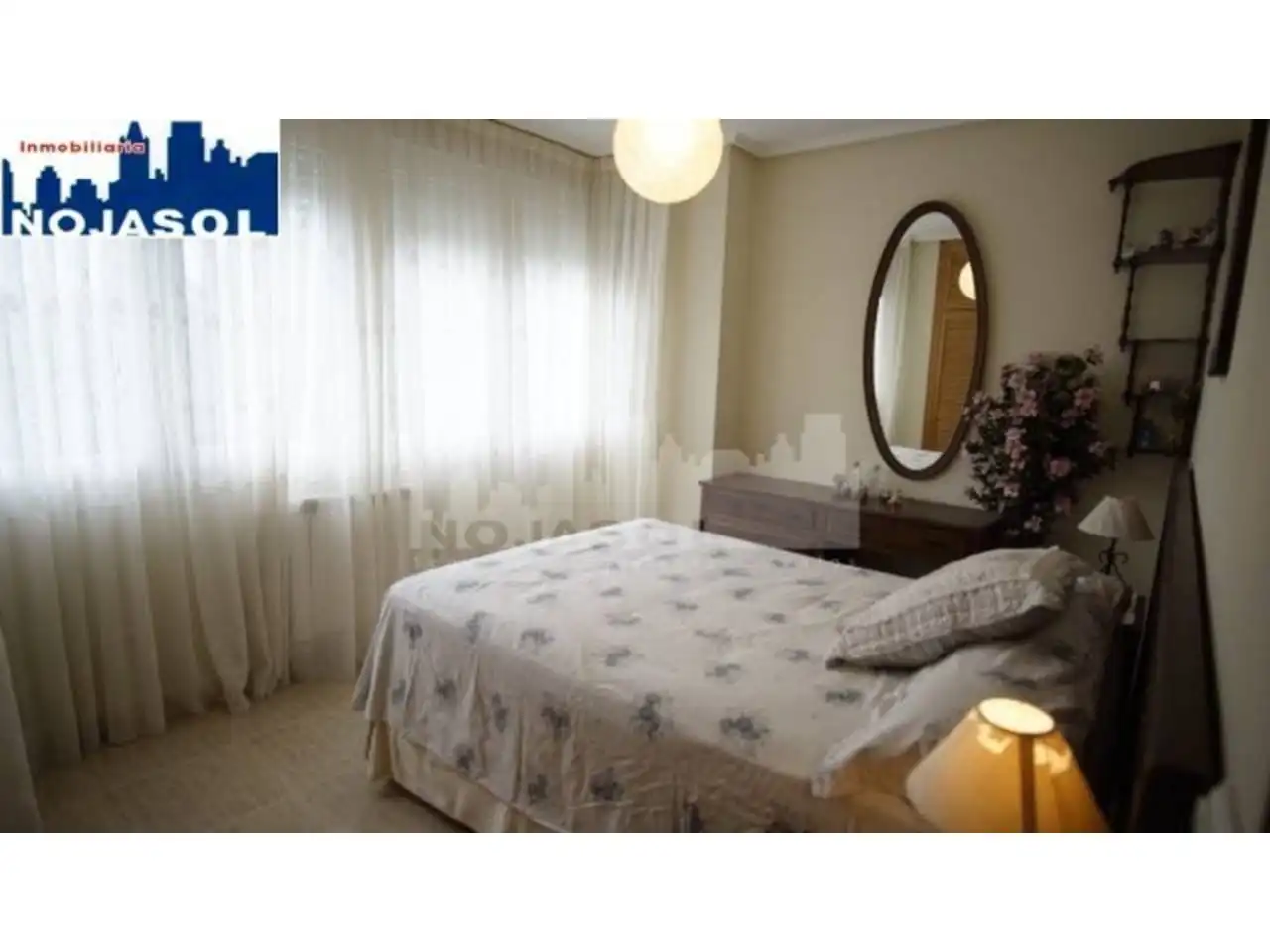 Dormitori de Apartament de lloguer en Noja amb Calefacció, Terrassa i Traster