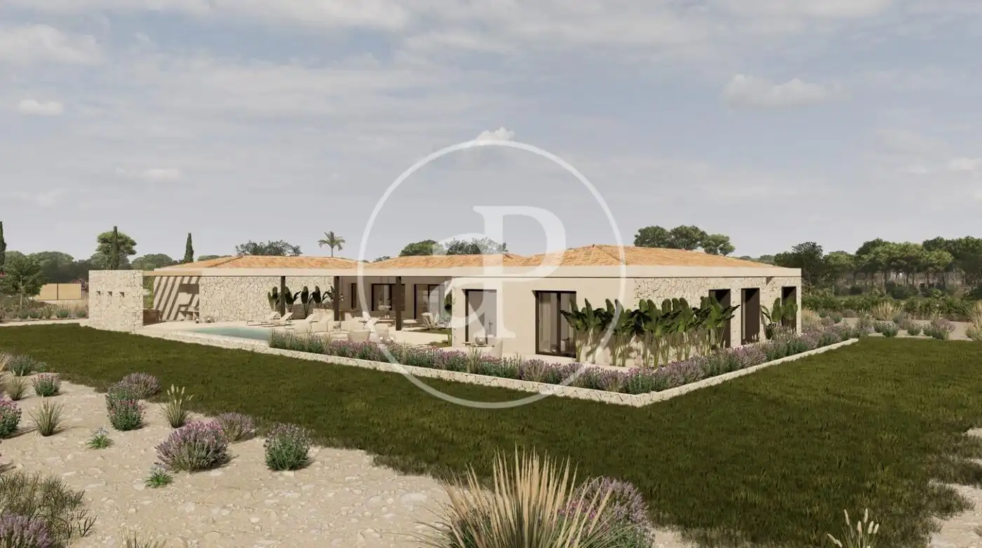 Vista exterior de Casa o xalet en venda en Sa Pobla amb Aire condicionat, Calefacció i Jardí privat