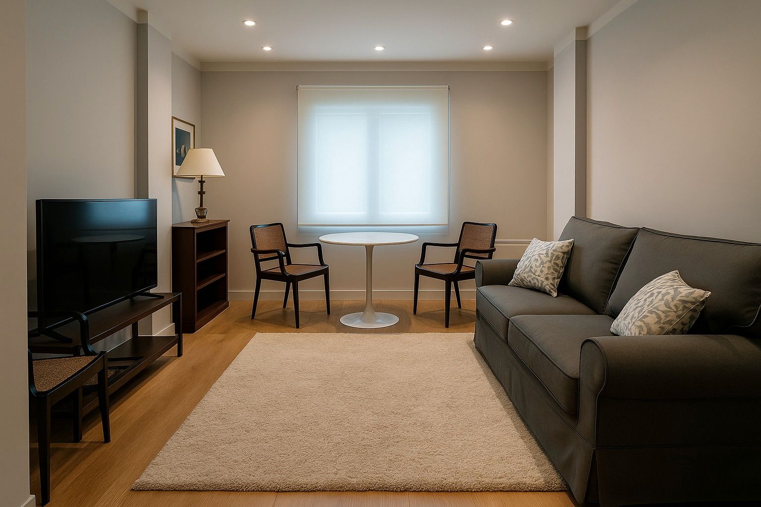 Living room of Flat to rent in Santander  with Heating, Furnished and Oven