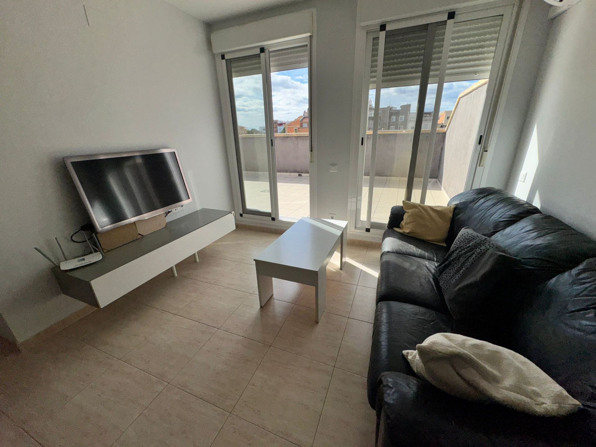 Sala de estar de Ático en venta en La Sénia con Aire acondicionado, Calefacción y Terraza
