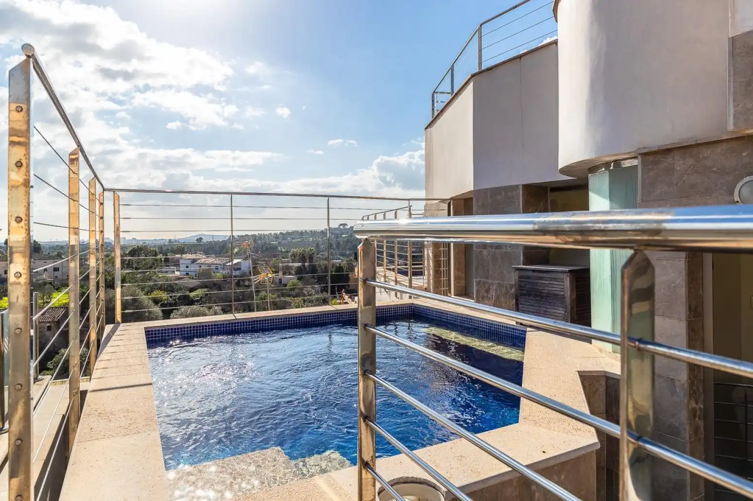 Piscina de Ático en venta en  Palma de Mallorca con Aire acondicionado, Calefacción y Parquet