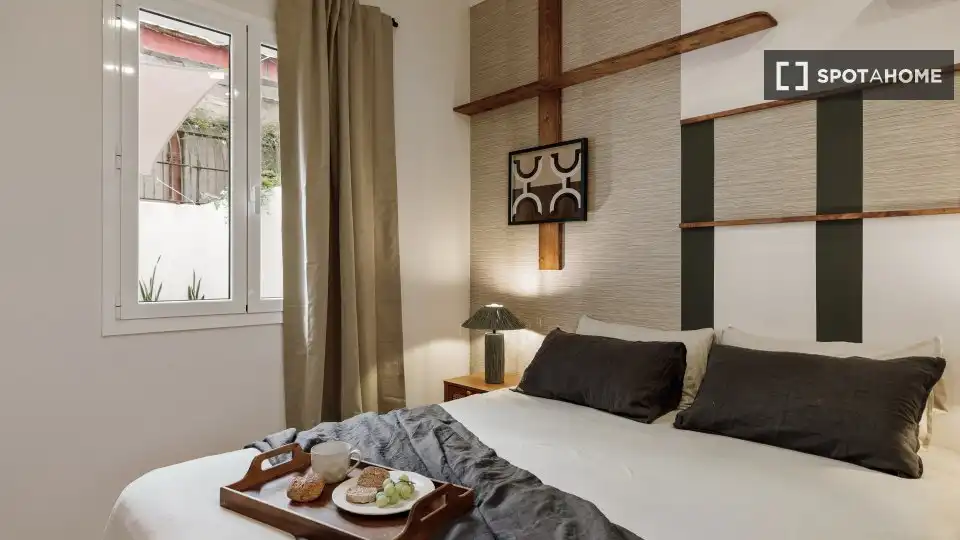 Habitación de Piso de alquiler en Barcelona con Aire acondicionado, Calefacción y Amueblado