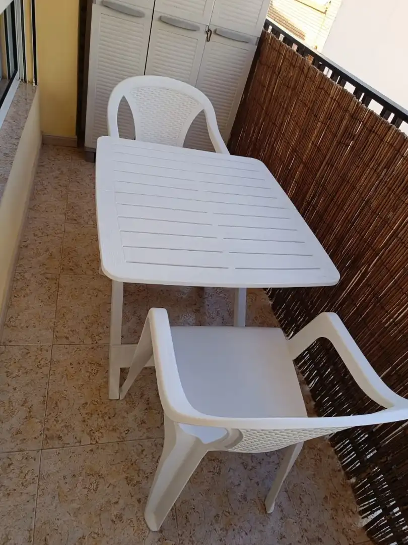 Terraza de Piso de alquiler en Mazarrón con Calefacción, Amueblado y Horno
