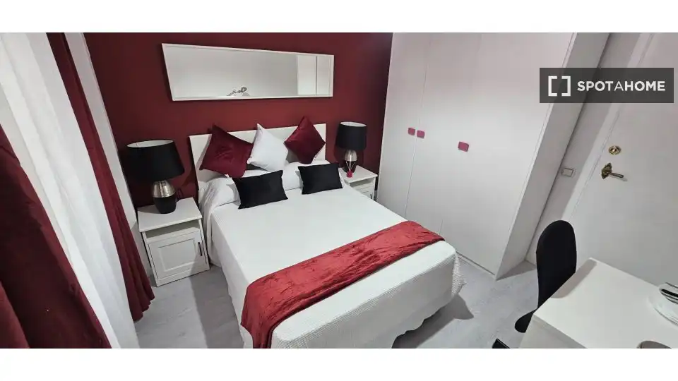 Habitación de Piso de alquiler en Alcalá de Henares con Aire acondicionado, Calefacción y Amueblado