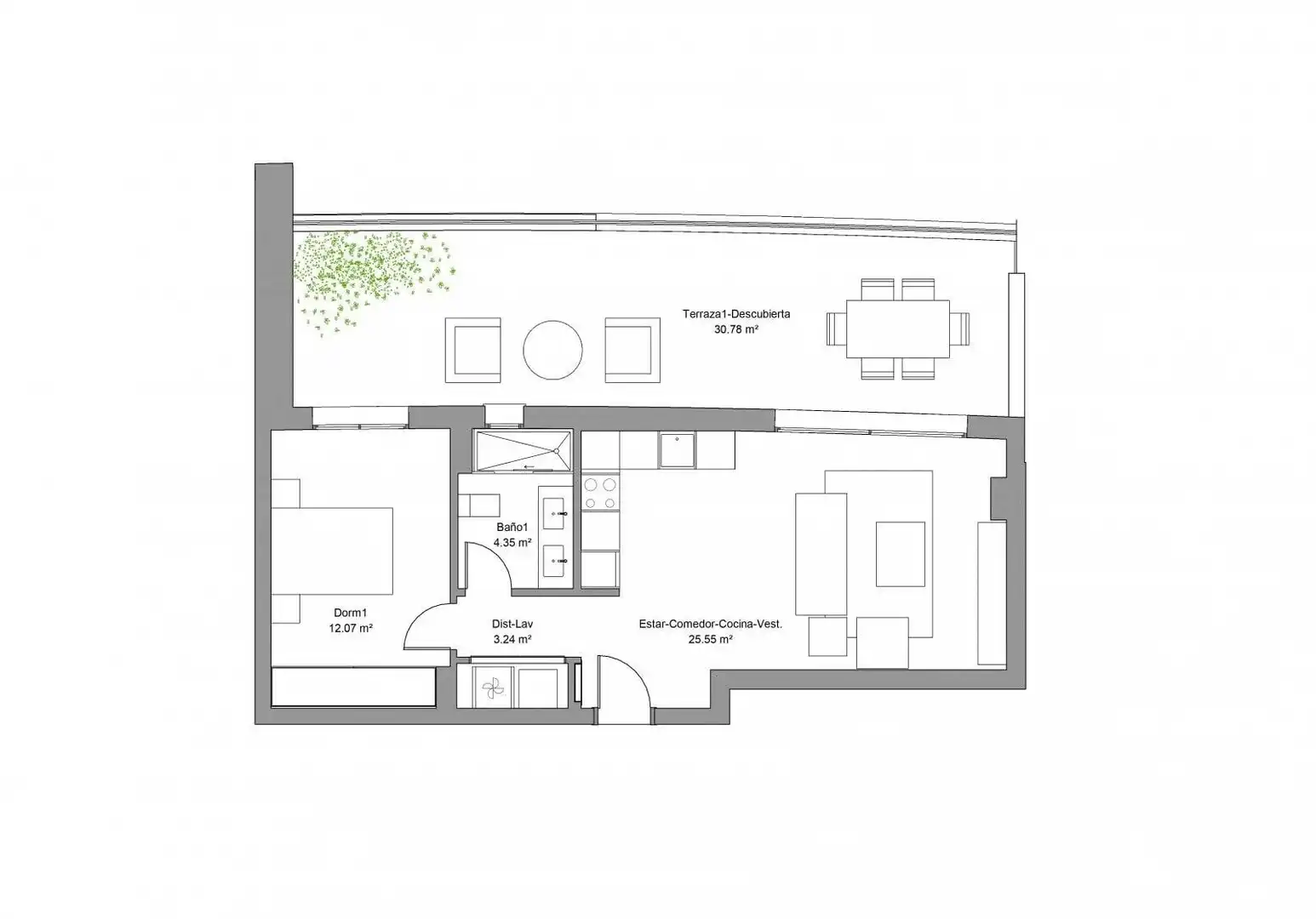 Apartment mit Terrasse zum Verkauf in El Pinillo, imagen 9