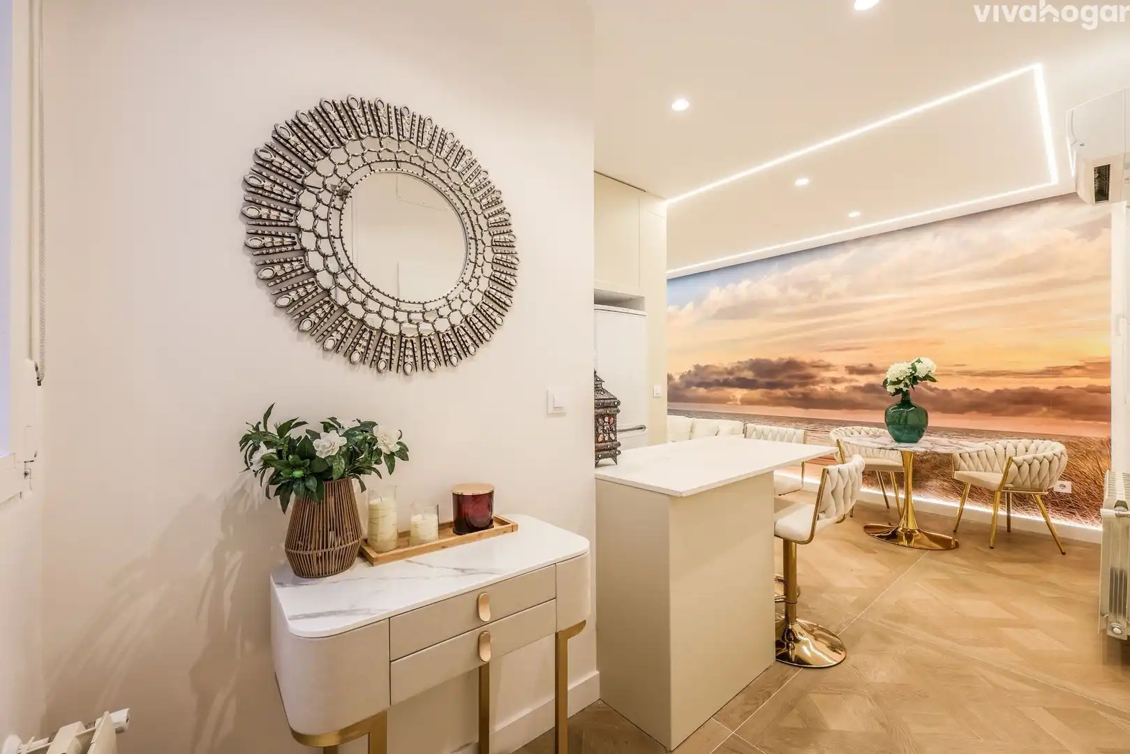 Dining room of Flat for sale in Madrid  with Air Conditioner, Heating and Furnished