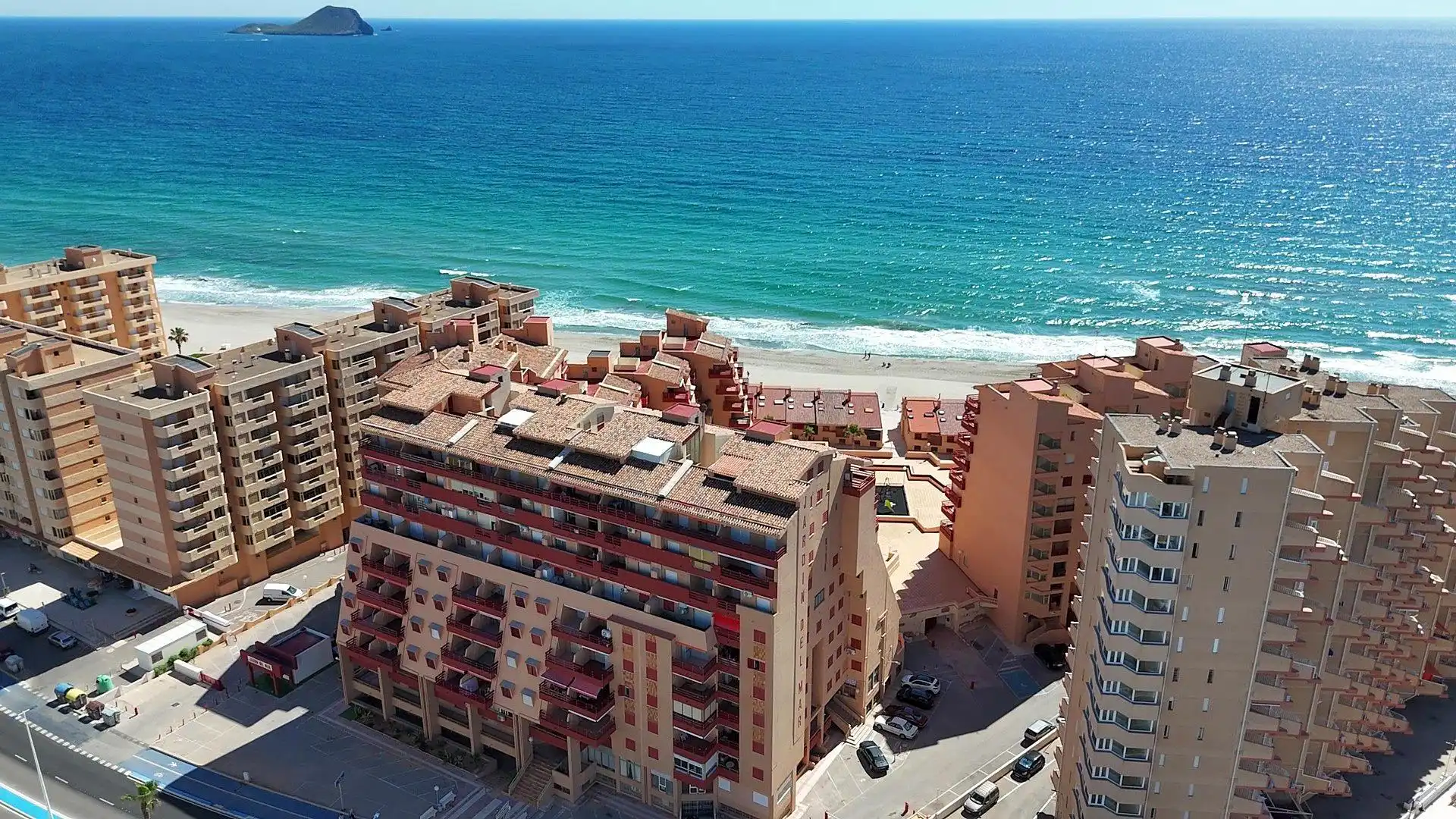 Außenansicht von Wohnung zum Verkauf in La Manga del Mar Menor mit Möbliert, Balkon und Alarm
