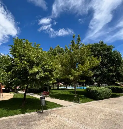 Exterior view of Flat for sale in Madrid  with Air Conditioner, Heating and Parquet flooring